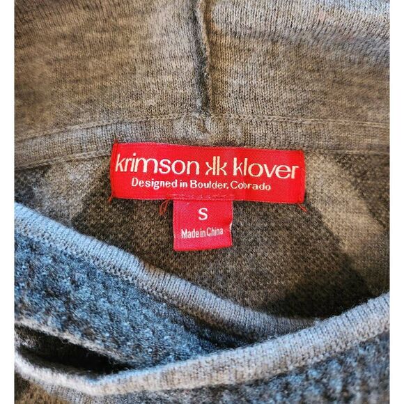 Krimson Klover Hooded Wool Blend Sweater Size Small - Picture 5 of 7